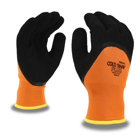 Cordova Cold Snap Plus, Latex, Crinkle, Thermal Gloves, XL, 12PK 3990XL